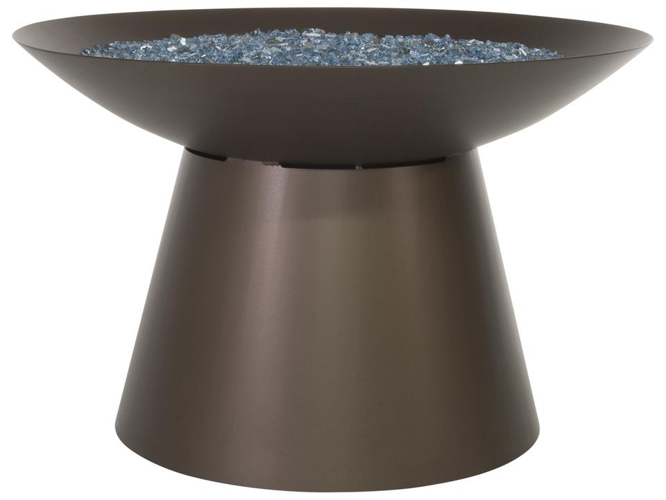 Basso Wrought Iron Round Chat Height Fire Pit Table