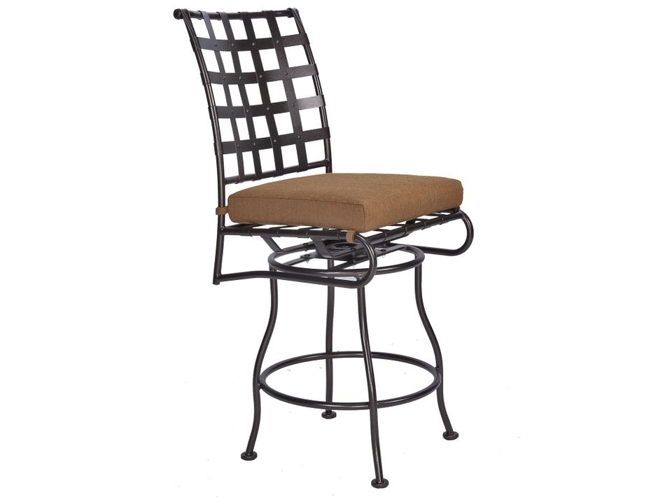 Classico Cushion Wrought Iron Counter Stool