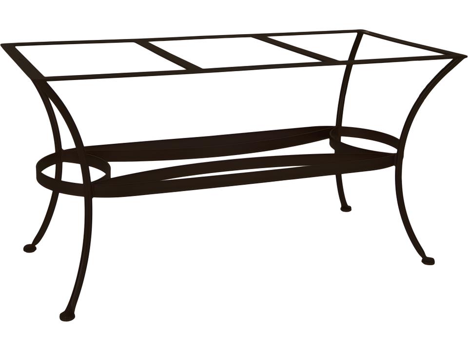 Wrought Iron Rectangular Dining Table Base
