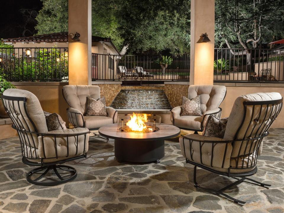 Monterra Wrought Iron Patio Lounge Set