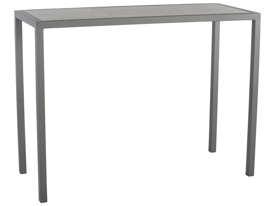 Quadra Rectangular Wrought Iron Outdoor Counter Table