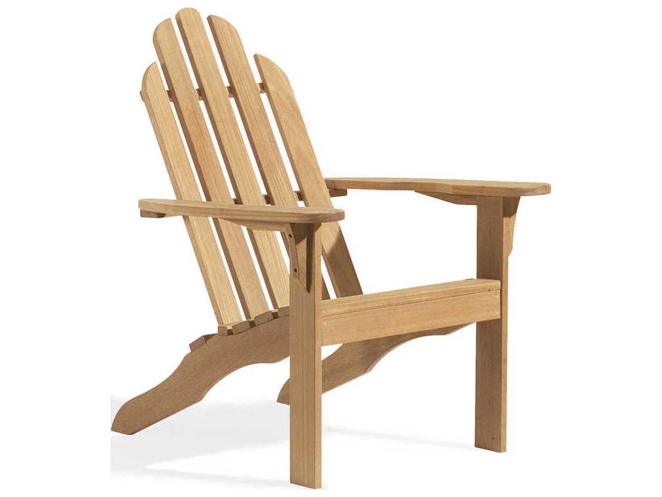 Teak Adirondack Chair in Natural Finish