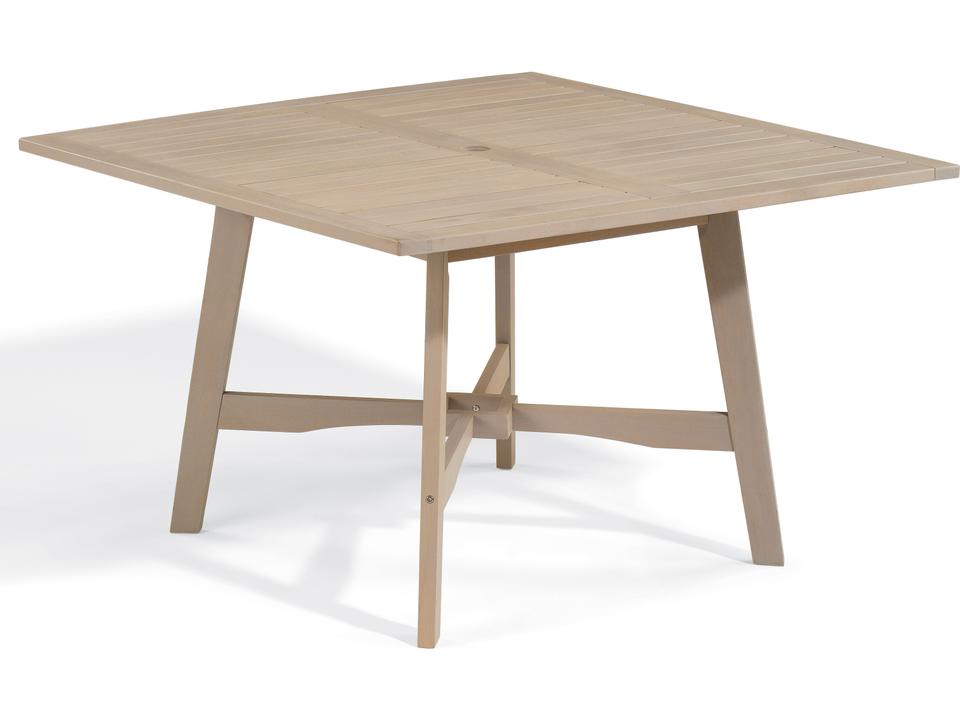 Wexford 48-Inch Square Shorea Wood Dining Table in Grigio