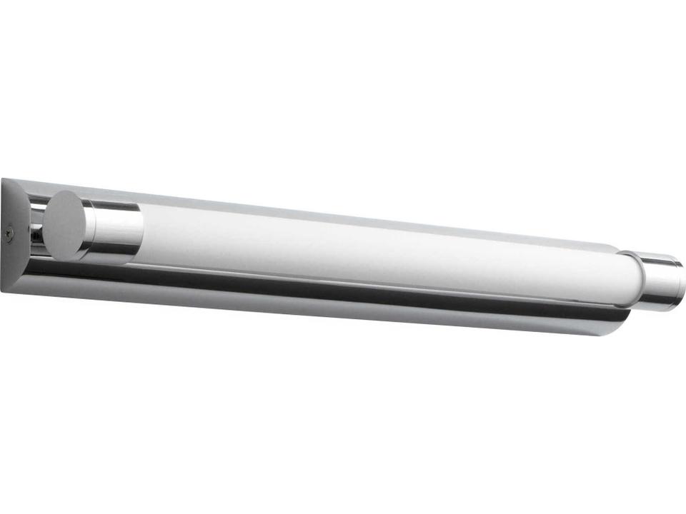Skyline 1-Light Polished Chrome Vanity Light with Matte White Acrylic Shade