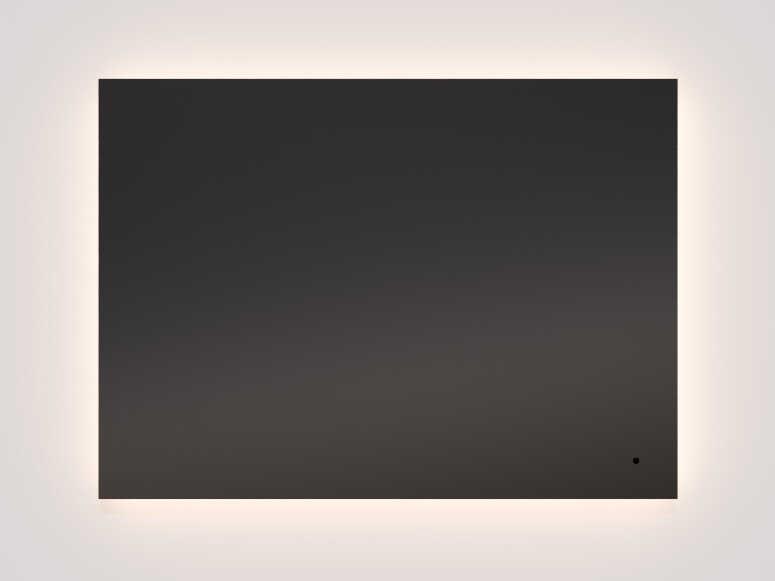 Galaxy 36 Inch Square LED Lighted Wall Mirror with Defogger