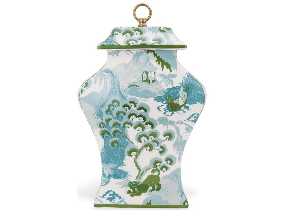 Canton Celadon Jar