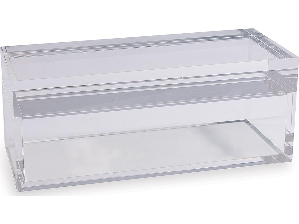 Glencoe Contemporary Clear Acrylic Decorative Box