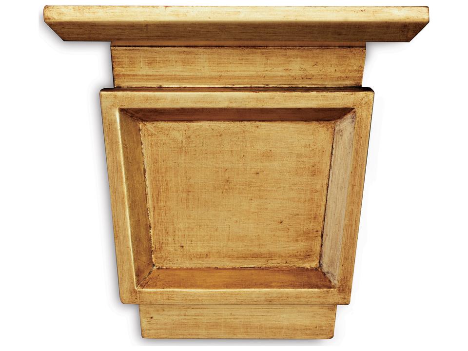 Jonathon Goldleaf Wood Wall Shelf Bracket