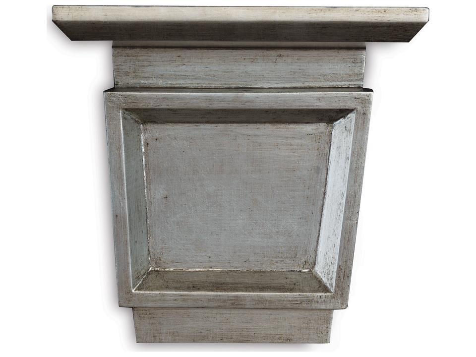 Jonathon Silverleaf Wood Shelf Bracket in Antiqued Finish
