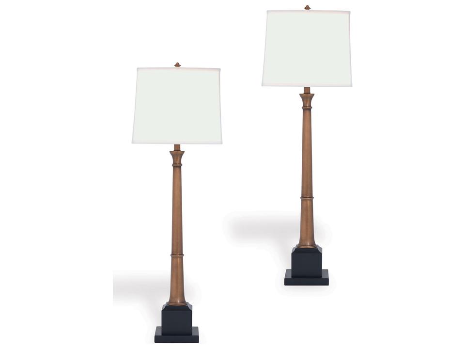 Kensington Brass Buffet Lamp Set/2 38"H
