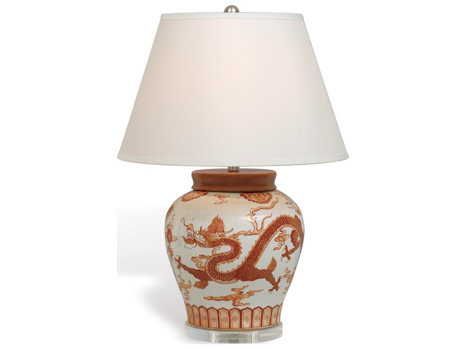 Dragon Lamp Spice Hand-Painted Porcelain Table Lamp