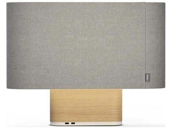 Belmont Table Lamp With Grey Felted Wool Shade and Oak Base by Brad Ascalon
