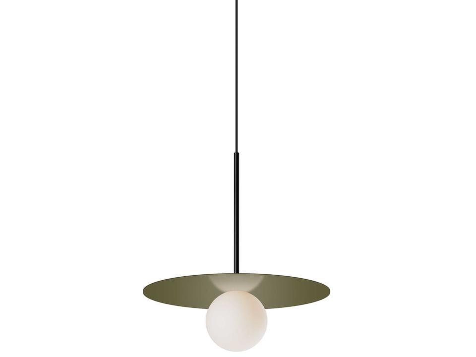 Bola Disc Green Globe Mini Pendant