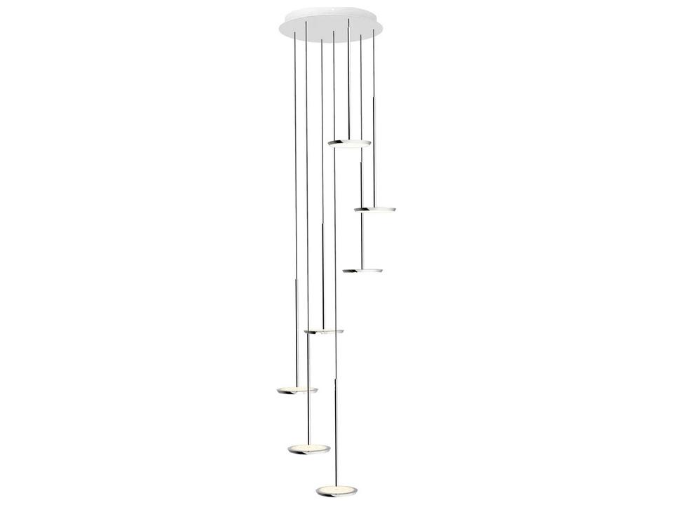 Sky Solo 5-Light Chrome Linear Chandelier