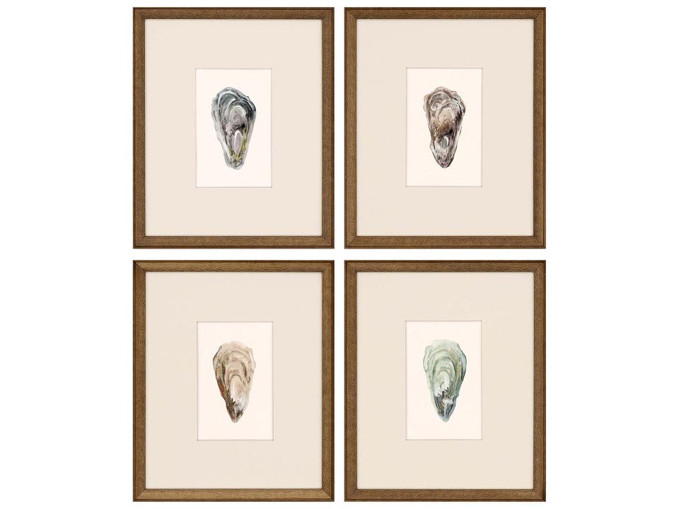 Ocean Blades Framed Art Set of 4