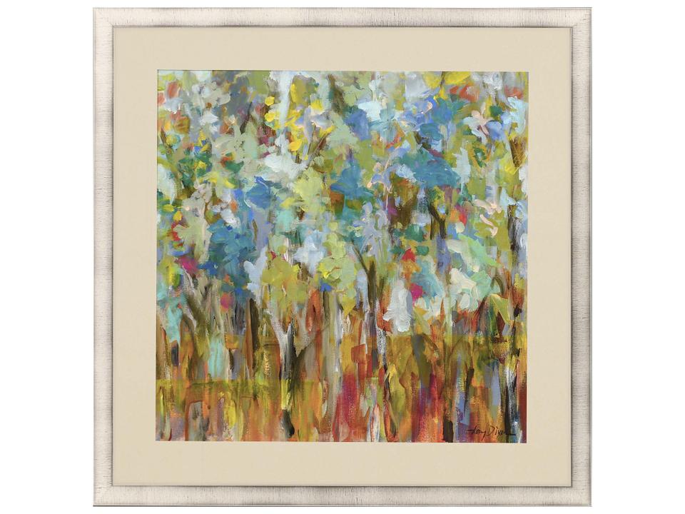 Meditations in Nature Framed Art Champagne Gold Frame
