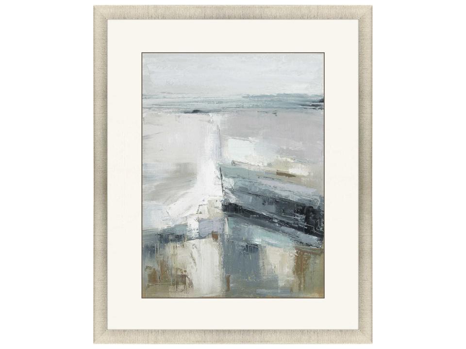 Abstract Echoes of the Sea-I Framed Wall Art by Sarah Lang