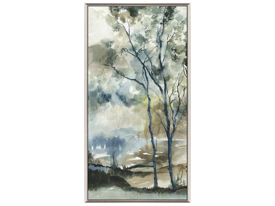 Forest Grove II Framed Wall Art with Silver and Black Frame