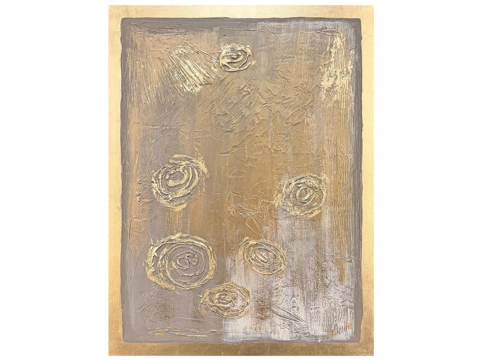 Metallica II Abstract Floral Wood Wall Sculpture
