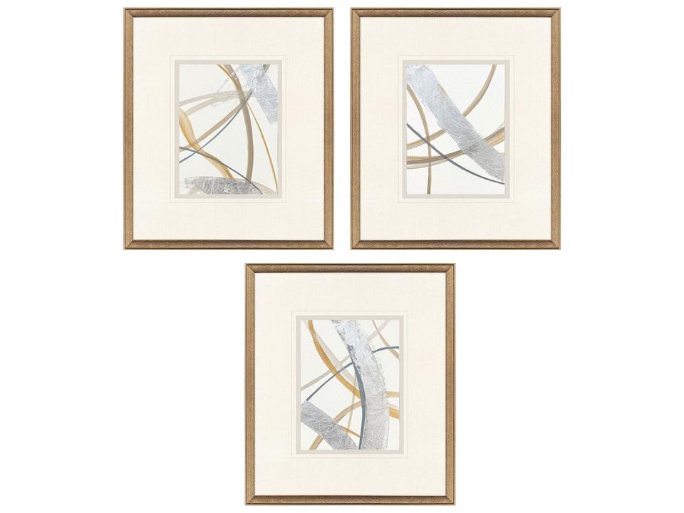 Crossing Paths II Painting Set of 3