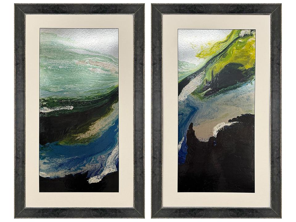 Splash Into the Dark Framed Art - Set of 2