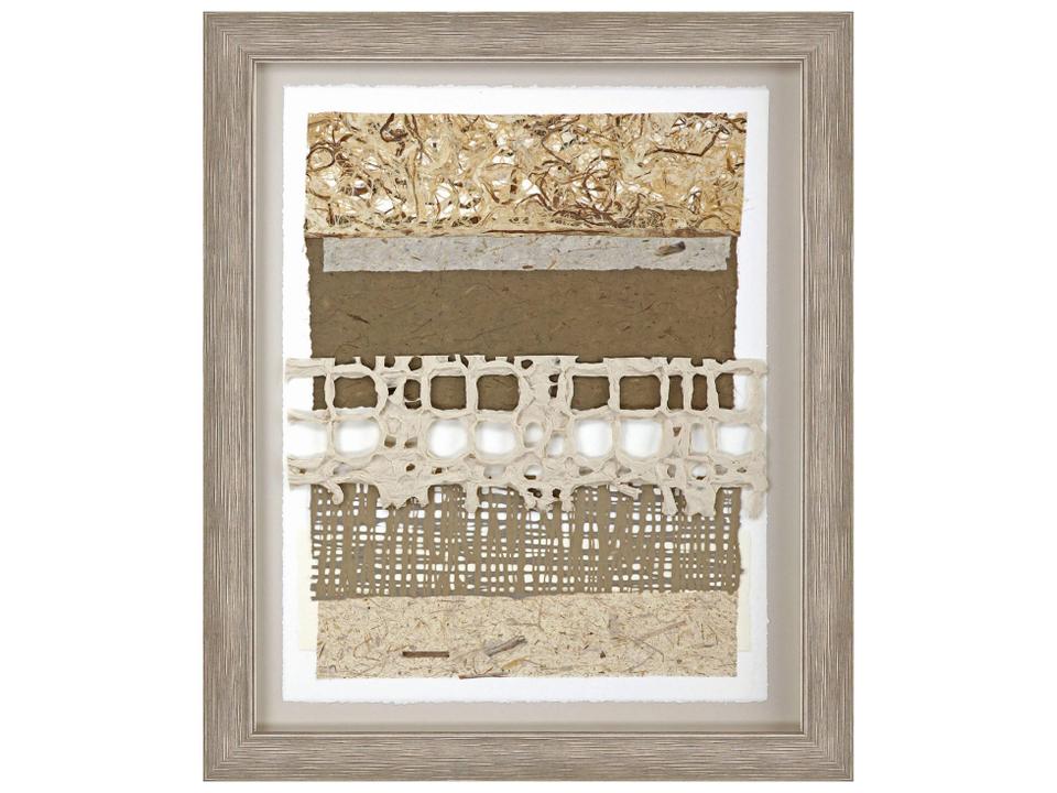 Dynamic IV Framed Wall Art with Distressed Silver Frame