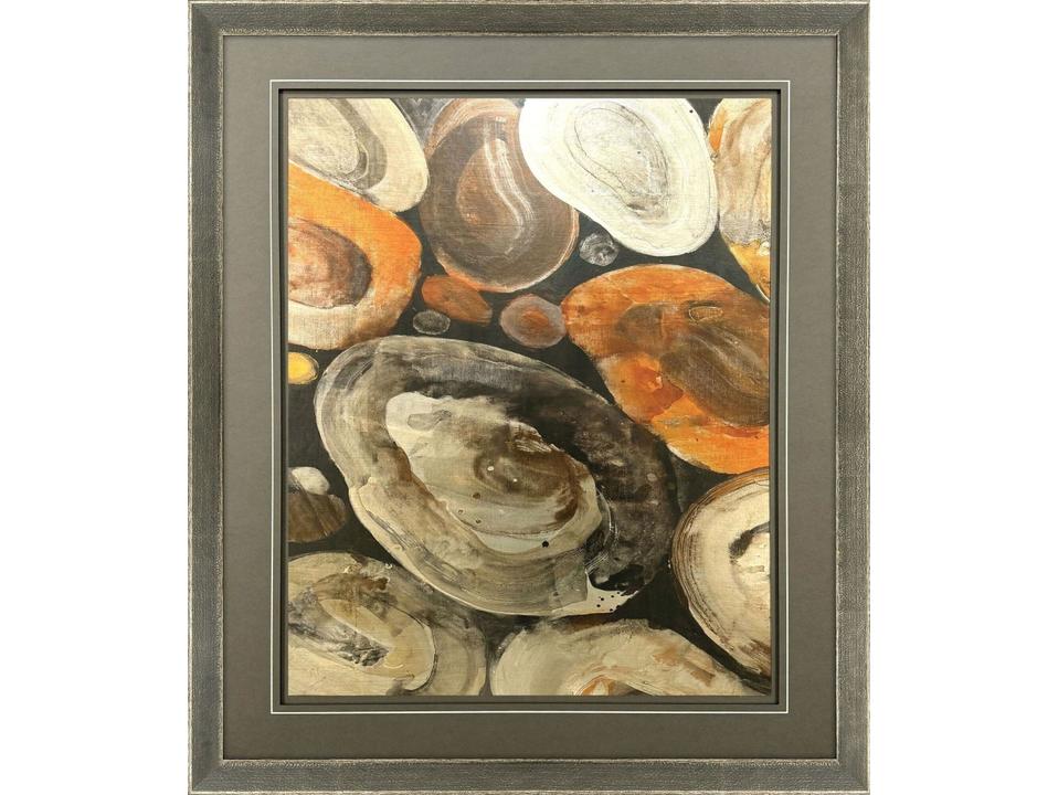 Autumn I Canvas Wall Art with Espresso Wood Frame