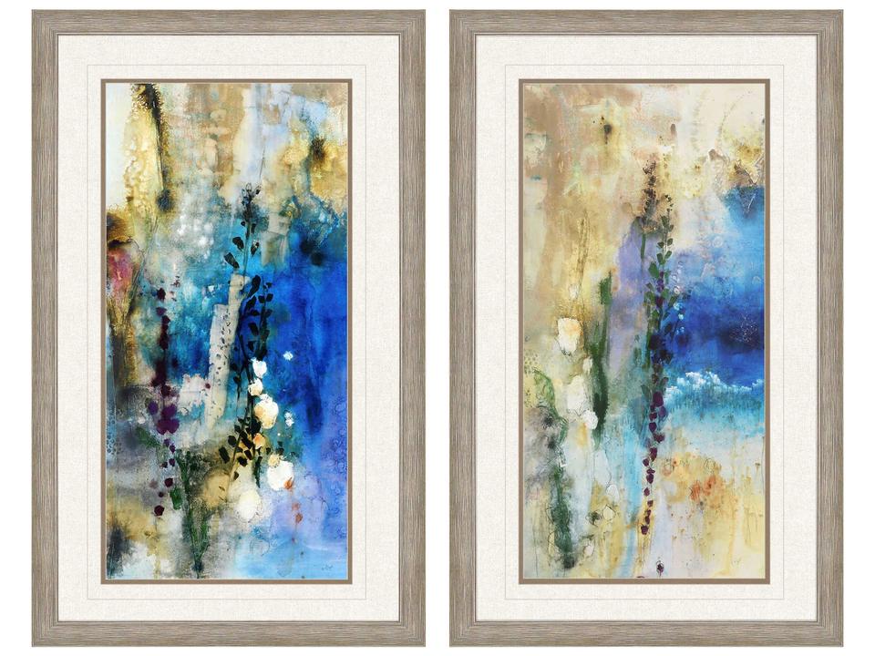 Abstract Immerge Framed Giclee Wall Art Set of 2