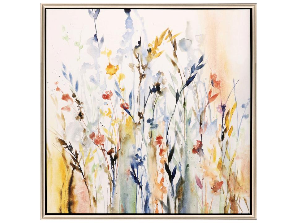 Window Art-I Framed Floral Giclee Canvas Wall Art
