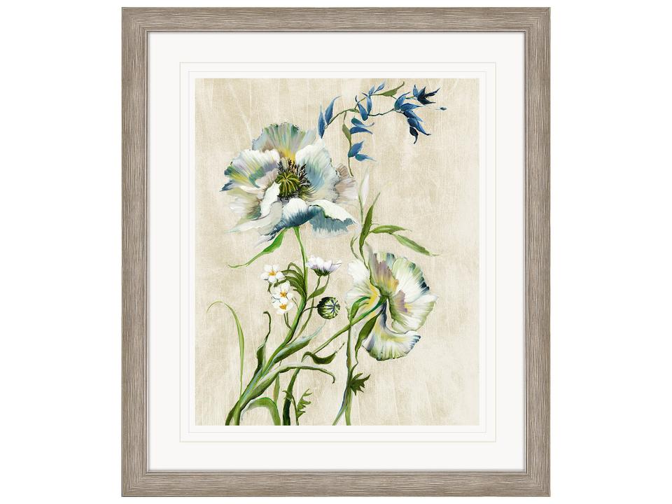 Sunny Day I Giclee Framed Art in Distressed Silver