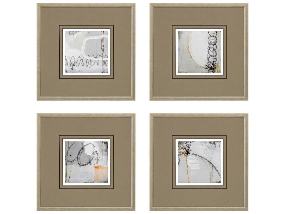 On The Road II Framed Art Set of 4
