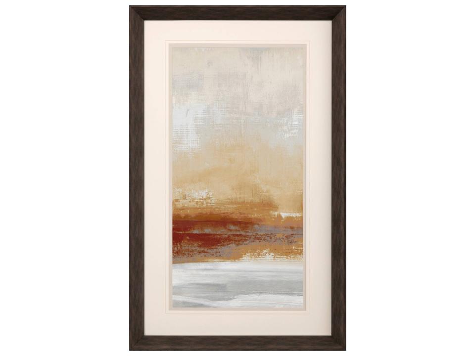 Unify Amber III Vertical Framed Wall Art with Glass Front