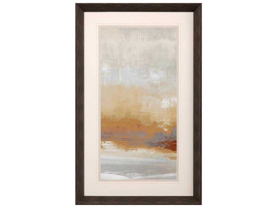 Unify Amber IV Framed Giclee Wall Art with Glass Front