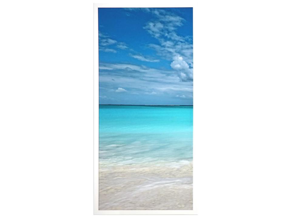 Come Sea Me I Framed Giclee Wall Art in White Shadow Box Frame