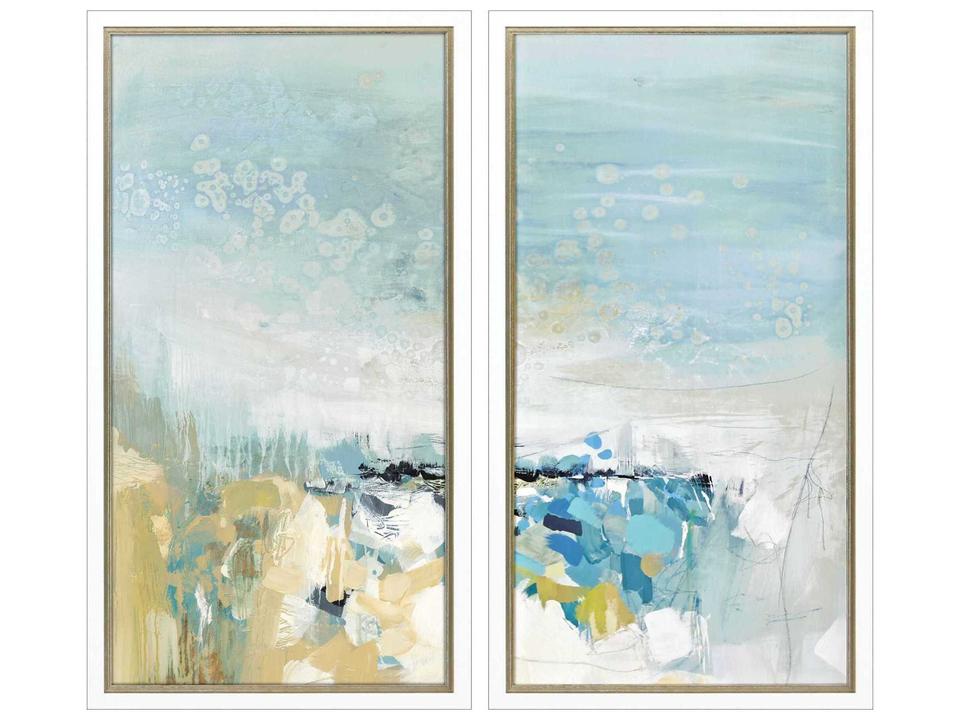Rowan 2-Piece Framed Giclee Abstract Wall Art Set