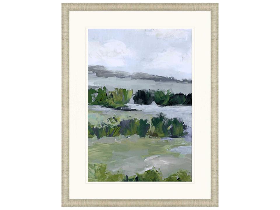 Here Comes the Sun-I Framed Giclee Wall Art in Champagne Gold