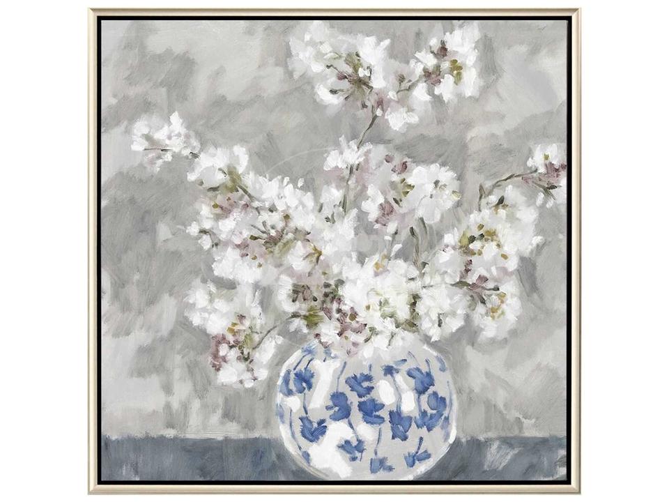 Calm Moment II Giclee Canvas Wall Art with Silver Floater Frame