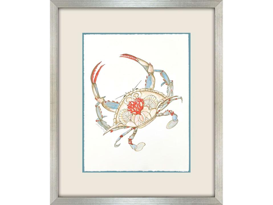 Crab II Celebration Seahorse Giclee Framed Art