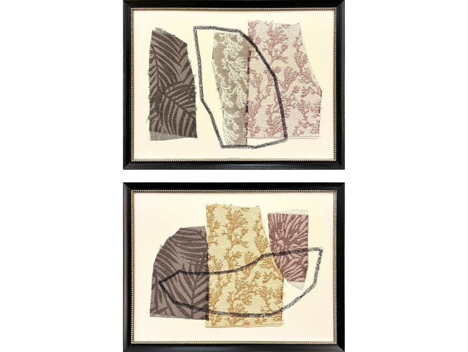 Bold Blends II Framed Art Set of 2 Modern Contemporary Abstract