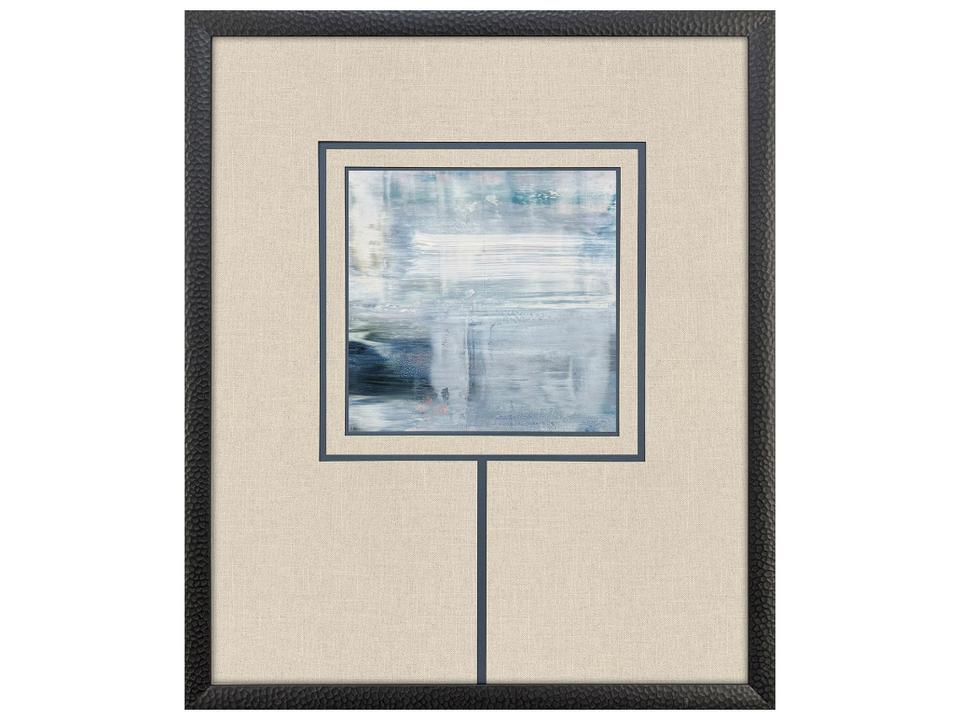 Sanctuary Bay II Framed Art Coastal Ocean Abstract