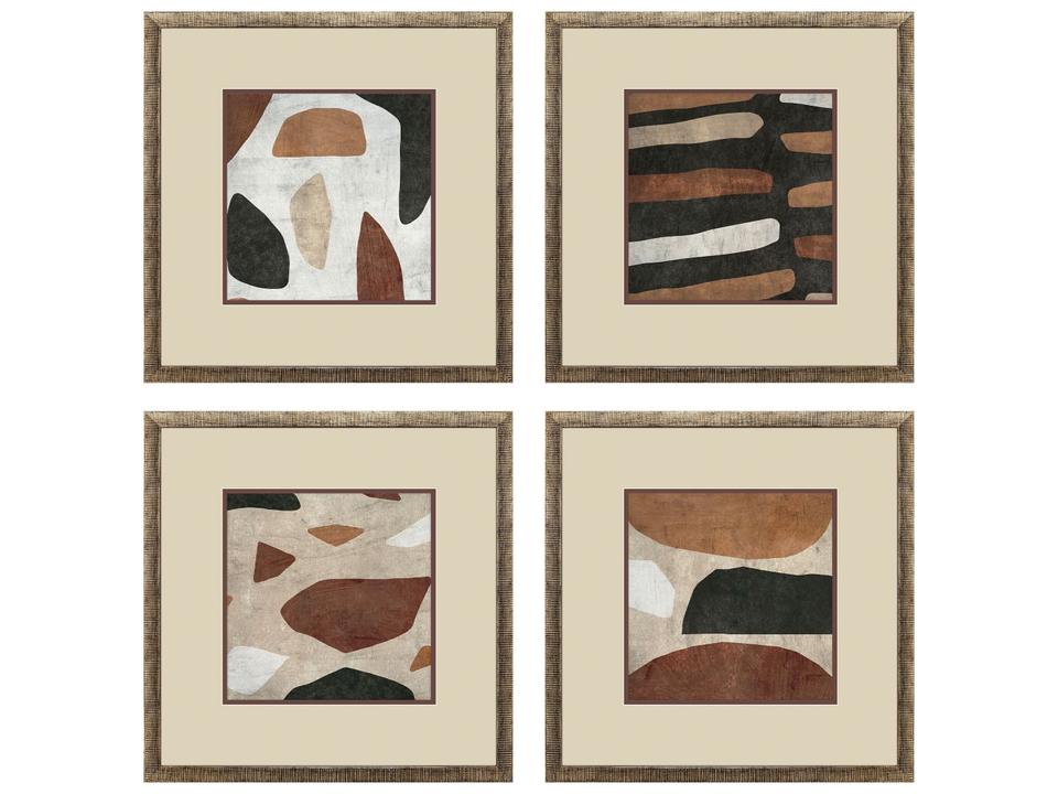 Organic Terra I Painting Set of 4