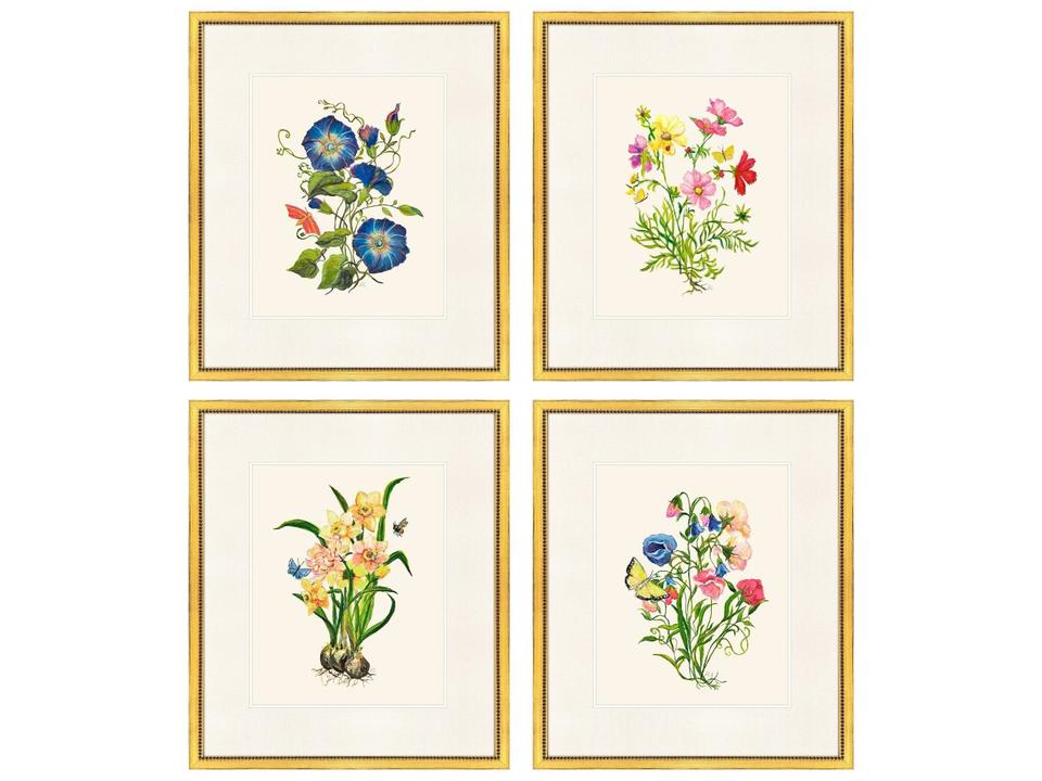 Delicate Medley II Painting Set of 4