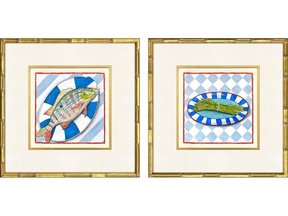 Cena Italiana II Painting Set of 2