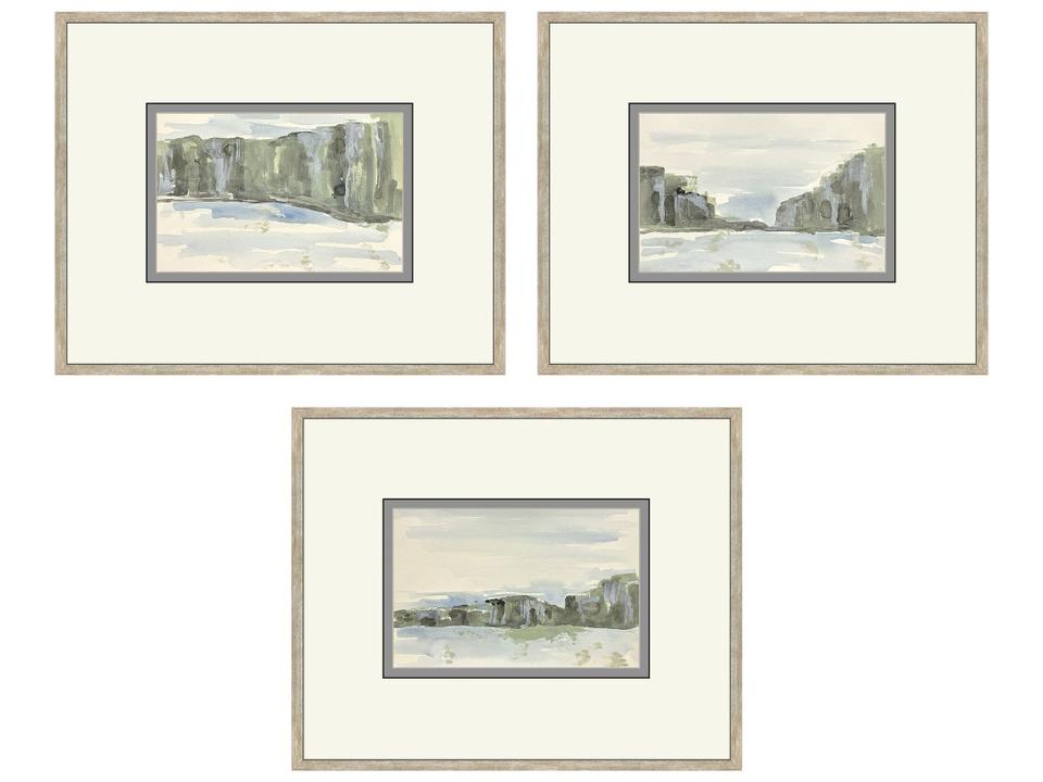 Distant Landscape II Painting Set of 3