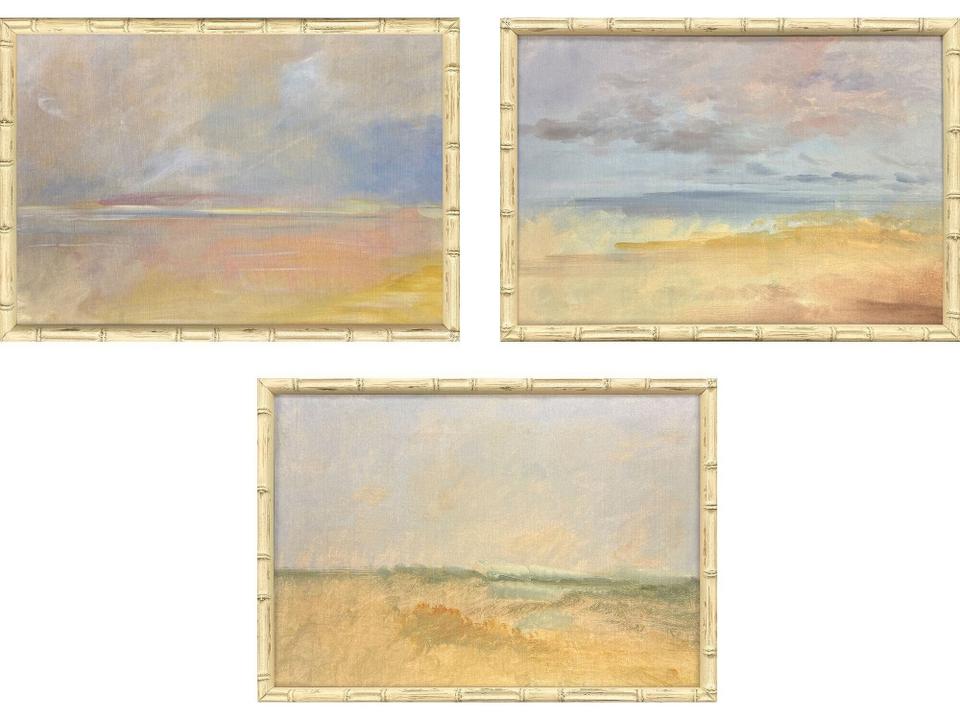 Serene Horizon II Canvas Wall Art Set of 3