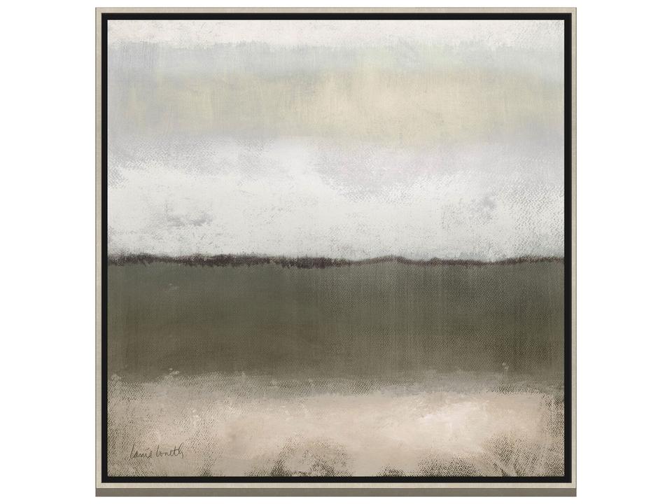 Clouds On Olive I Canvas Wall Art