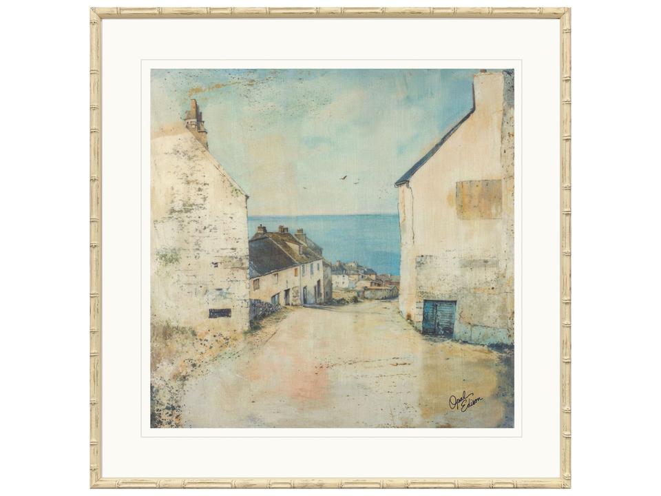 Town Walk Painting