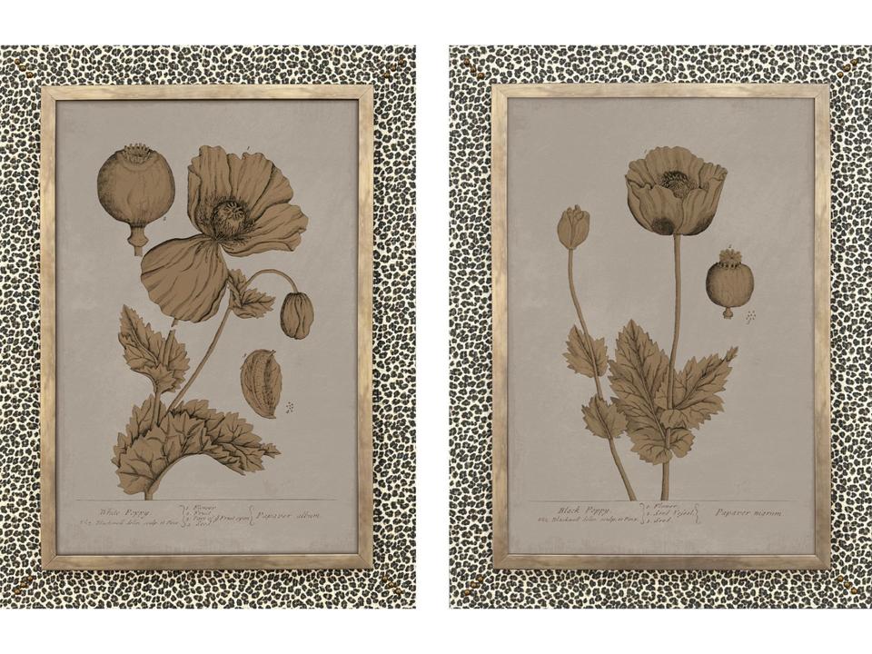 Botanical Wonder I Wall Sculpture - Set of 2
