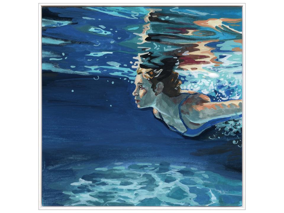 Holding Breath Canvas Wall Art