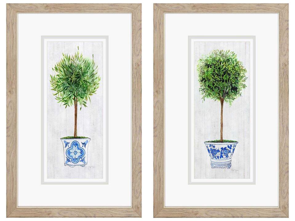 Rosemary Thyme Framed Wall Art Set of 2